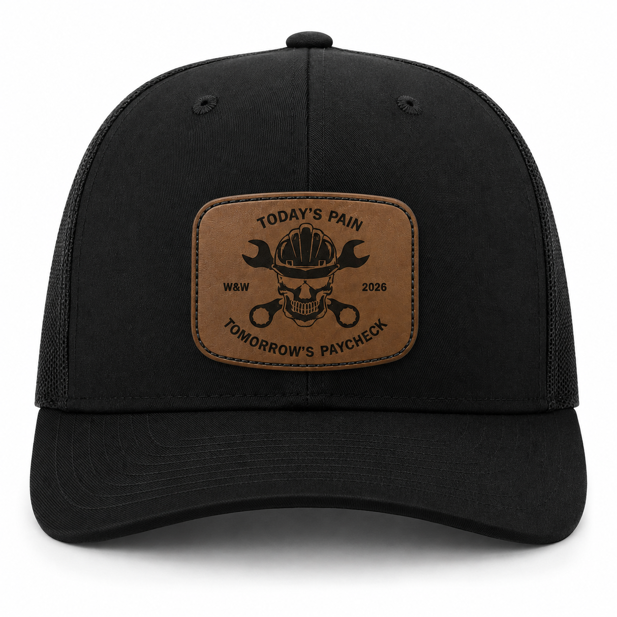Leather Patch Hat - Today's Pain