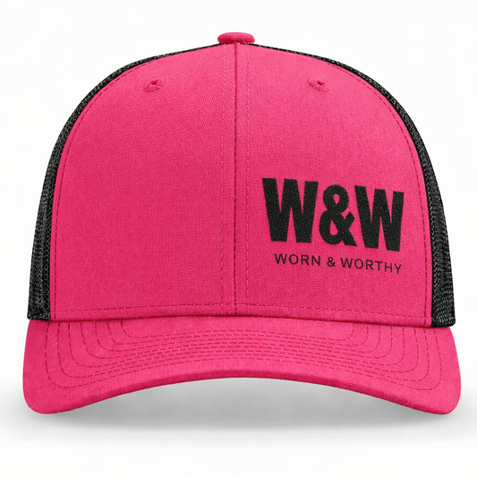 Pink Built Different Trucker Hat | Worn & Worthy