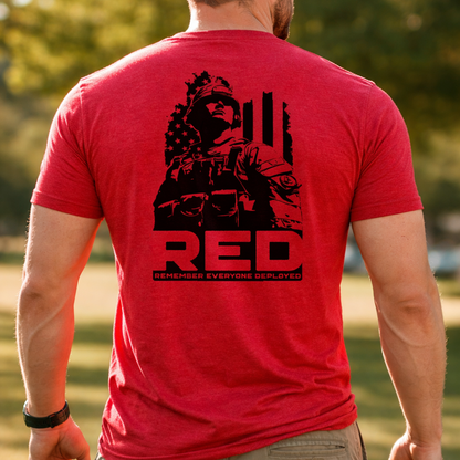 RED Friday Tee  - Remember Everyone Deployed