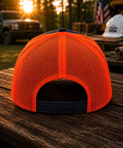 “Blue Collar. Earn Every Dollar.” Leather Patch Richardson 112