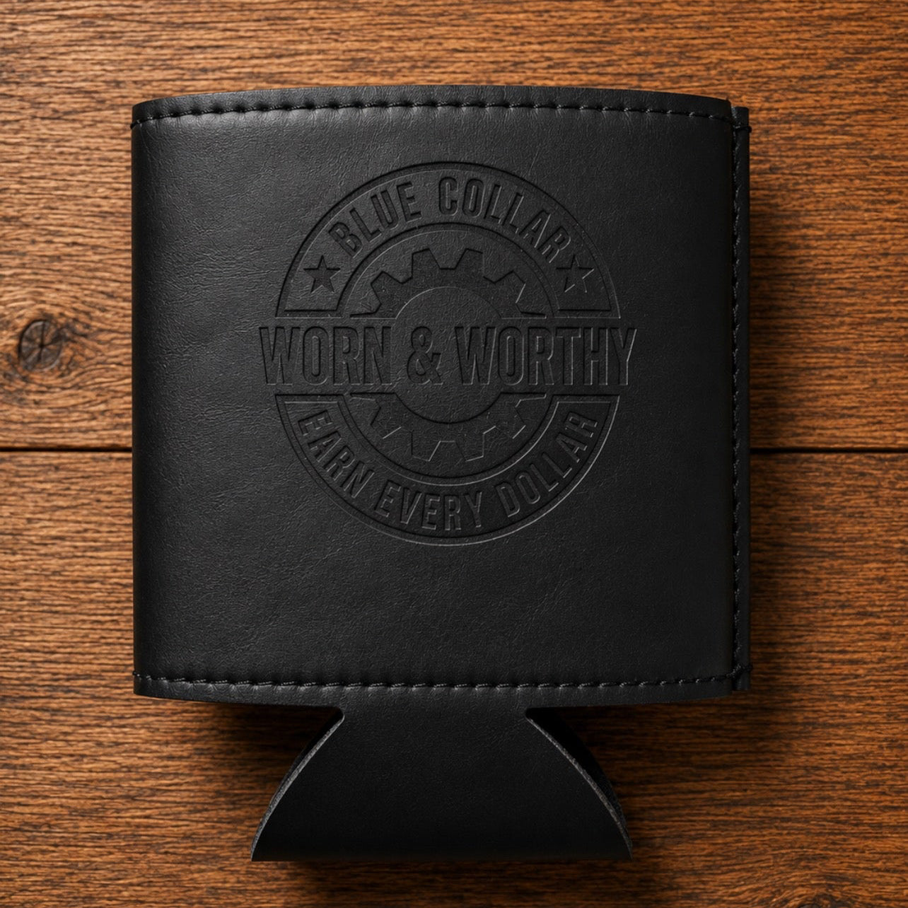 Premium Magnetic Koozie | Blue Collar. Earn Every Dollar.