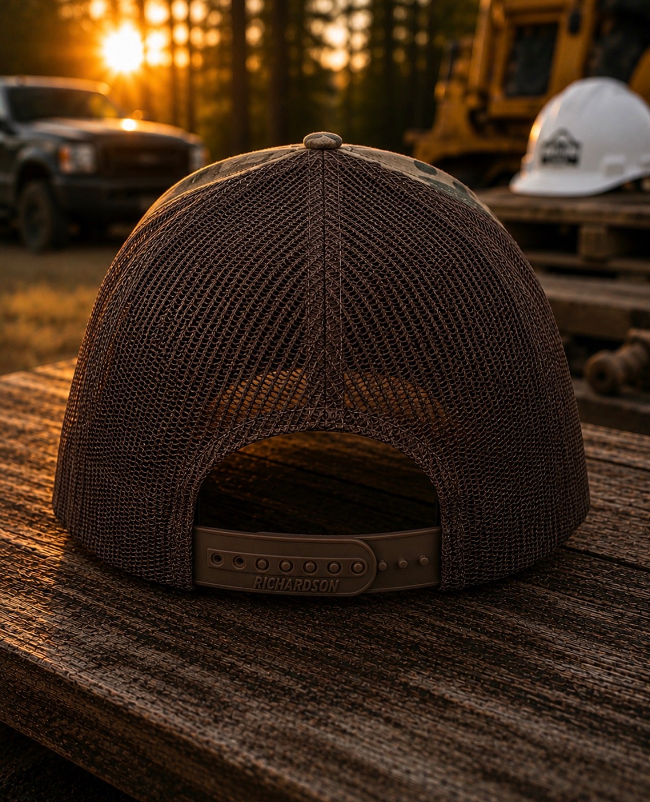 “Blue Collar. Earn Every Dollar.” Leather Patch Richardson 112