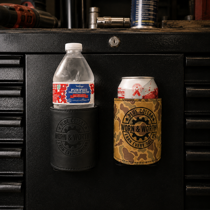 Premium Magnetic Koozie | Blue Collar. Earn Every Dollar.