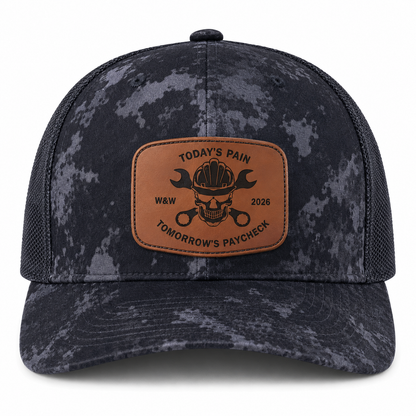 Leather Patch Hat - Today's Pain