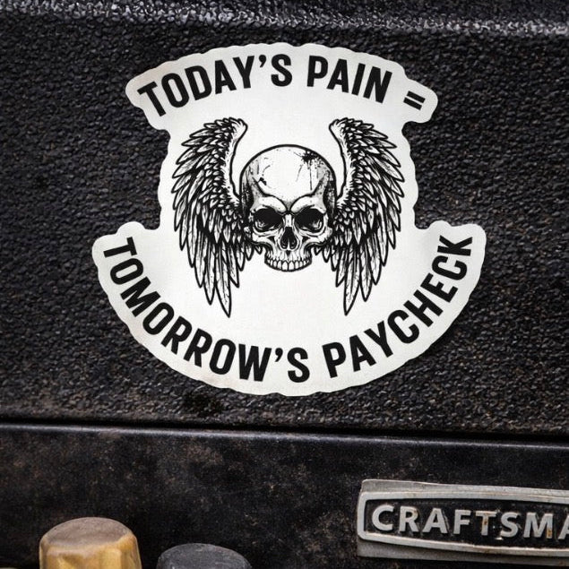 Worn & Worthy Vinyl Decal - 2x2