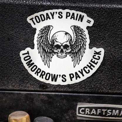 Worn & Worthy Vinyl Decal - 2x2