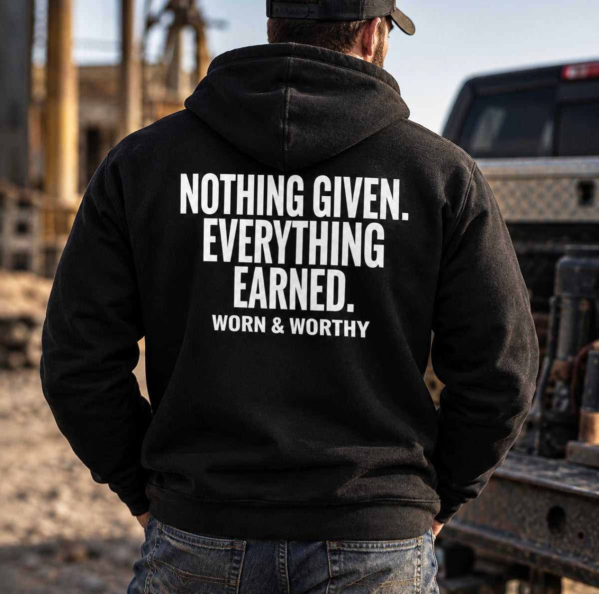 Full Zip Hoodie | Nothing Given. Everything Earned