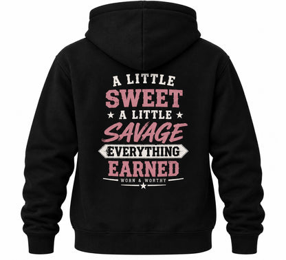 Full Zip Hoodie | A Little Sweet. A Little Savage.