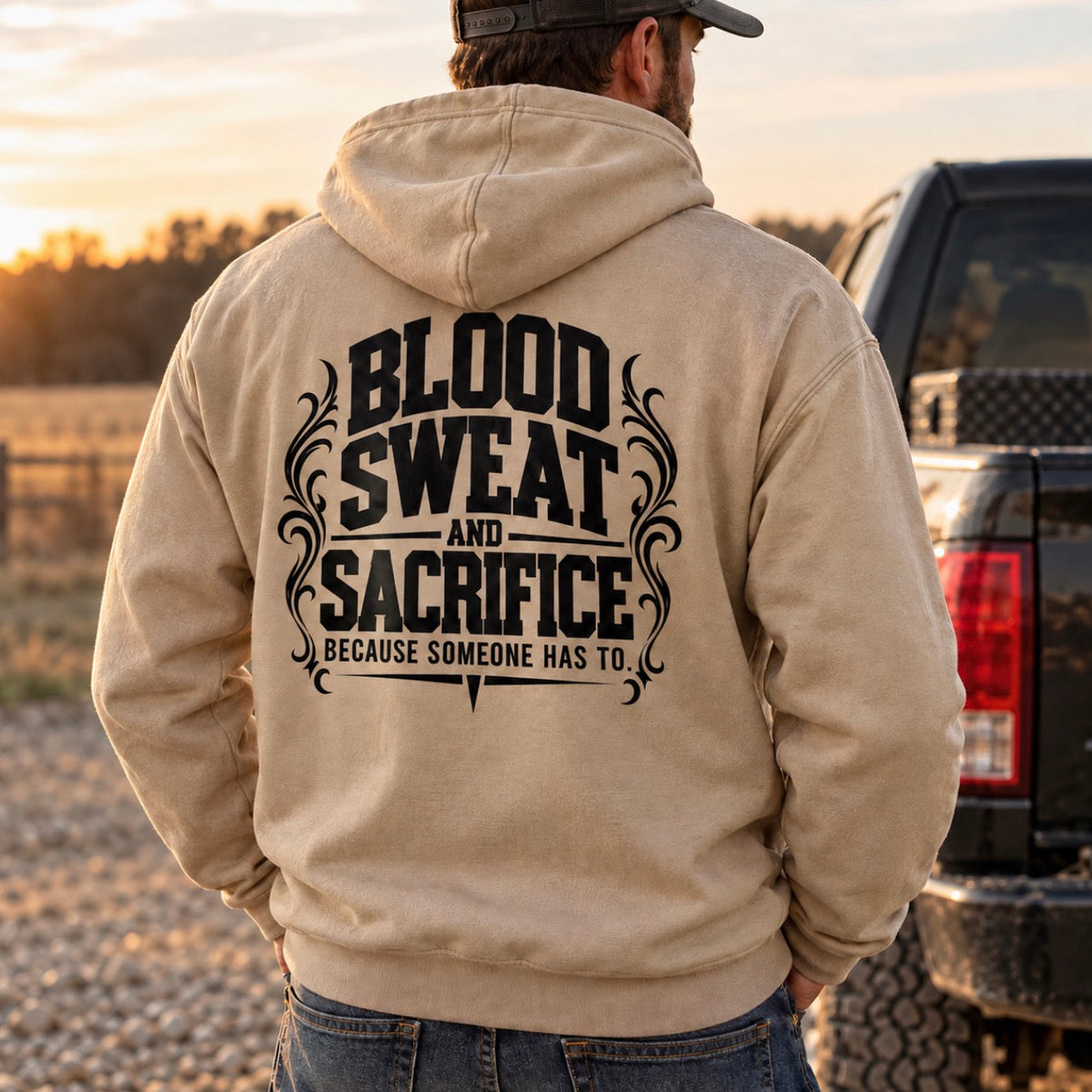 Blood Sweat And Sacrifice Hoodie