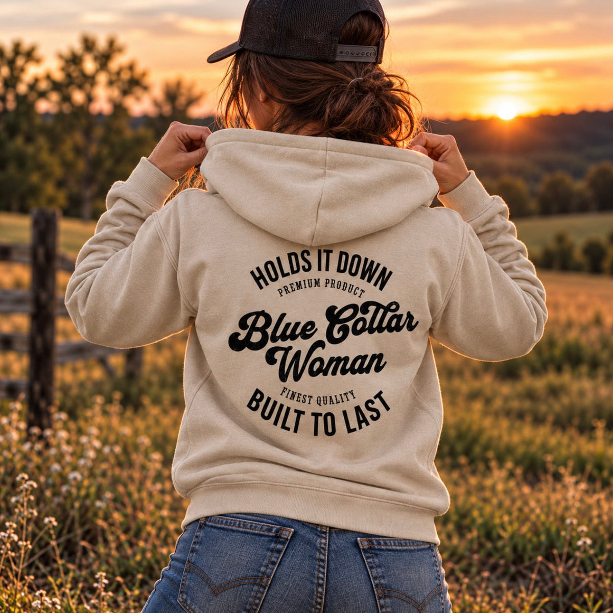Blue Collar Woman | Heavyweight Hoodie