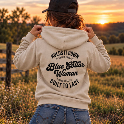 Blue Collar Woman | Heavyweight Hoodie