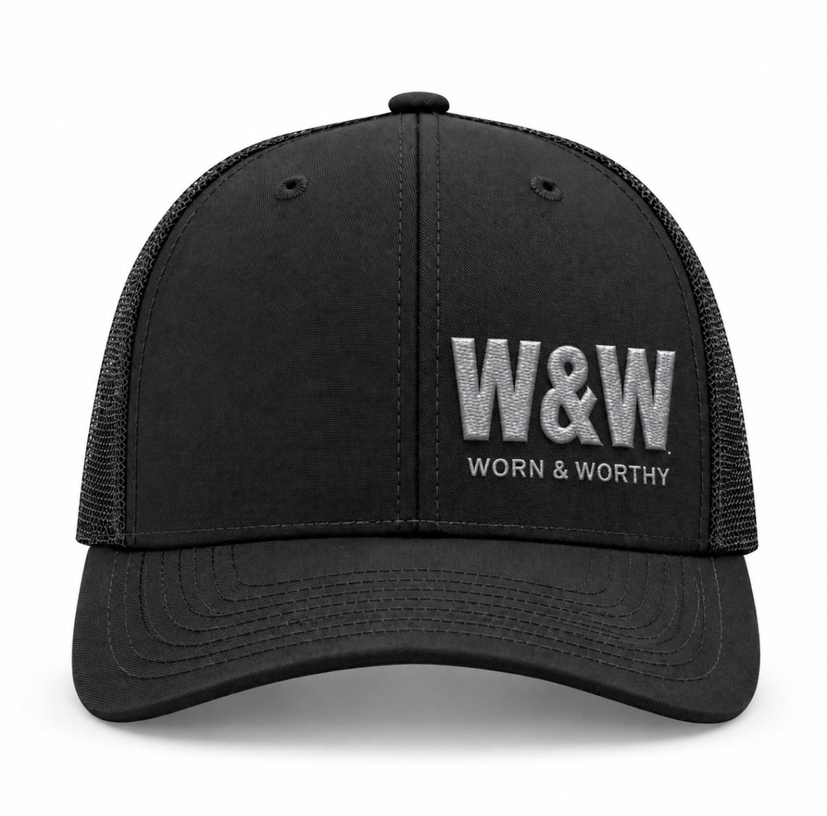 Black Built Different Trucker Hat | Worn & Worthy