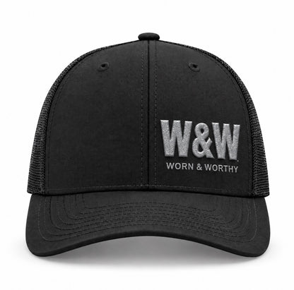 Black Built Different Trucker Hat | Worn & Worthy