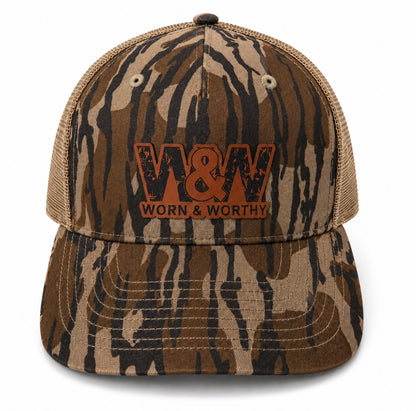 PRE-ORDER | Worn & Worthy Leather Patch Richardson 112 Trucker Hat