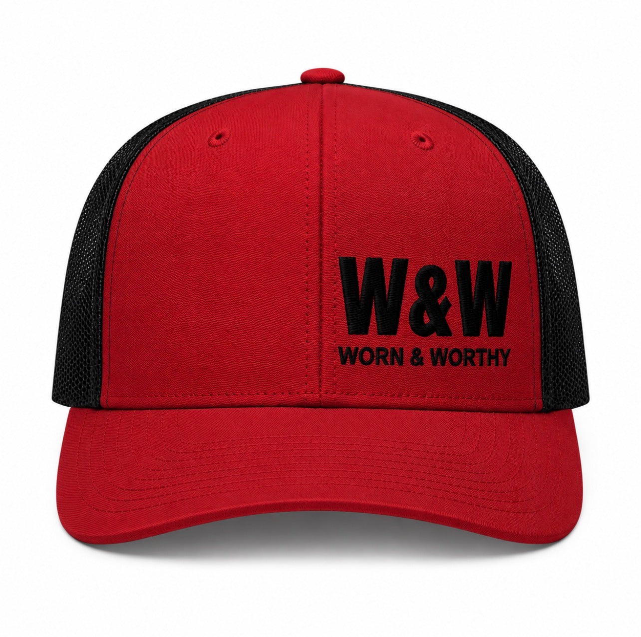 Built Different Hat | Red/Black Richardson 112
