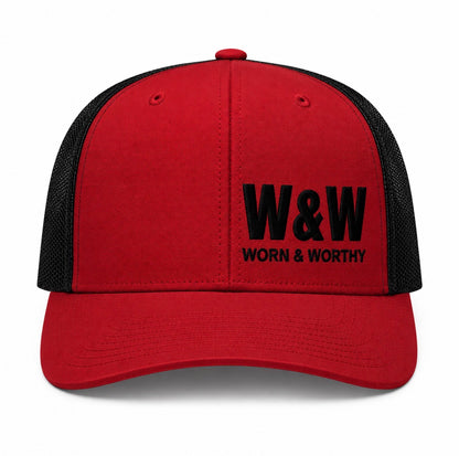 Built Different Hat | Red/Black Richardson 112