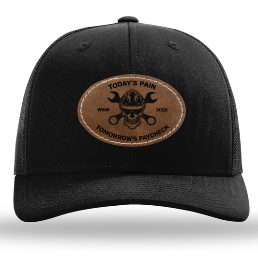 PREORDER: Leather Patch Hat - Today's Pain