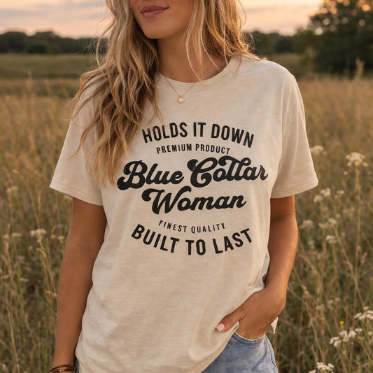 Blue Collar Woman Tee